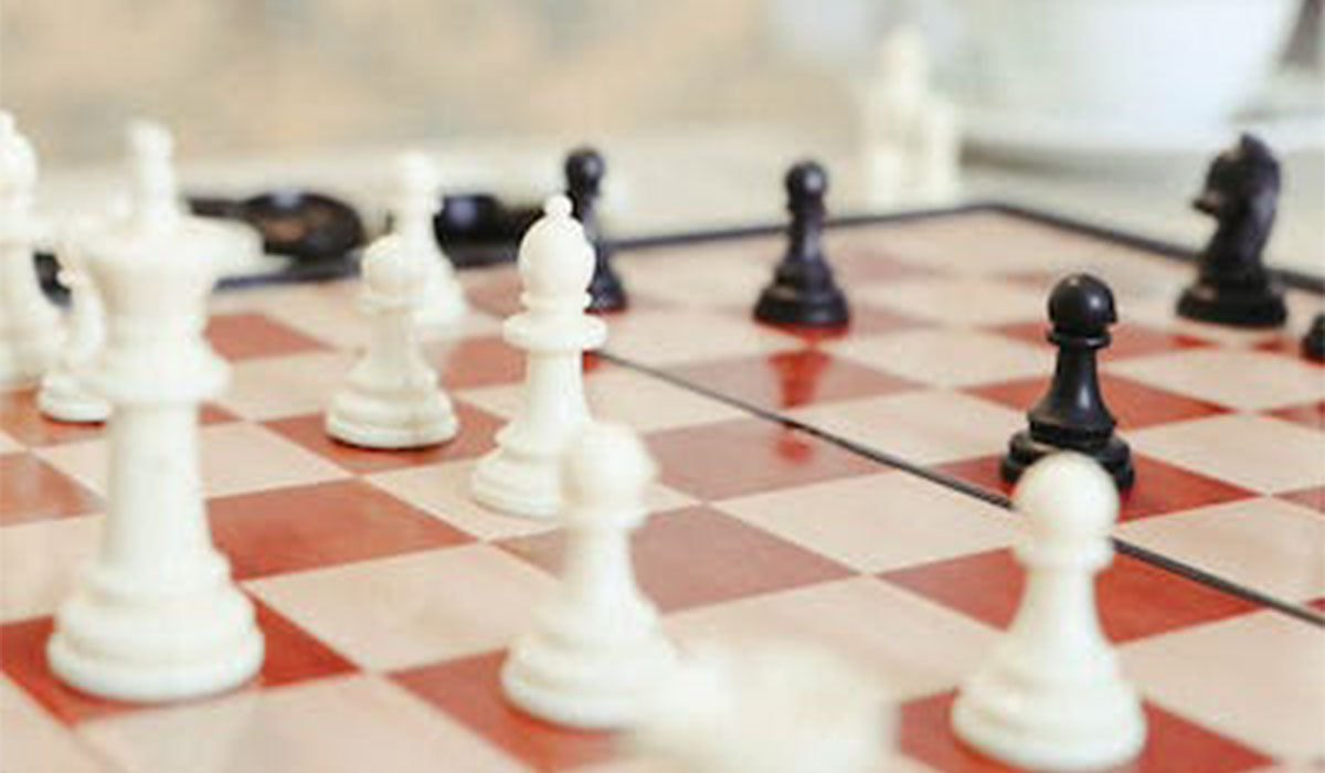 The Folding Wooden Magnetic Travel Chess Set in Westminster