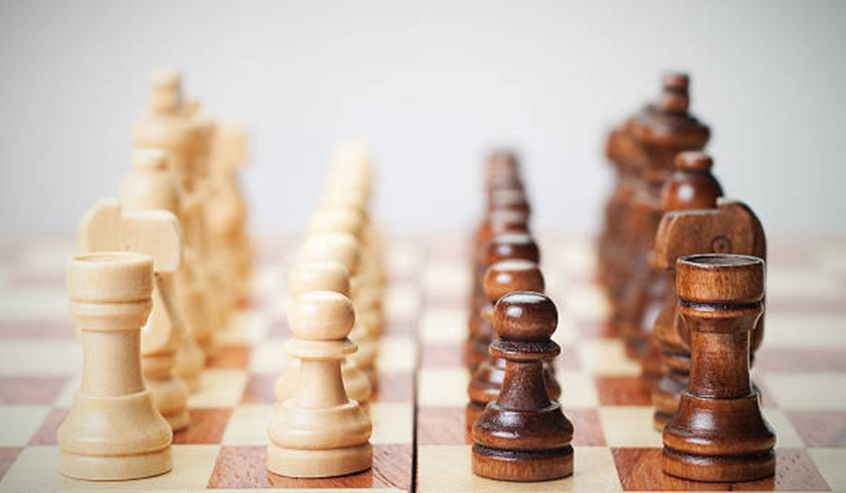 Acacia German Chess Pieces