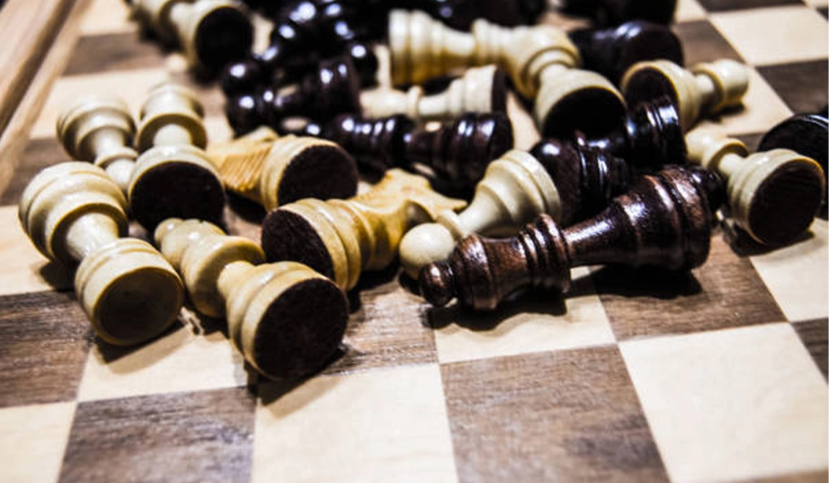 Collector's Black Chess Pieces in Portsmouth