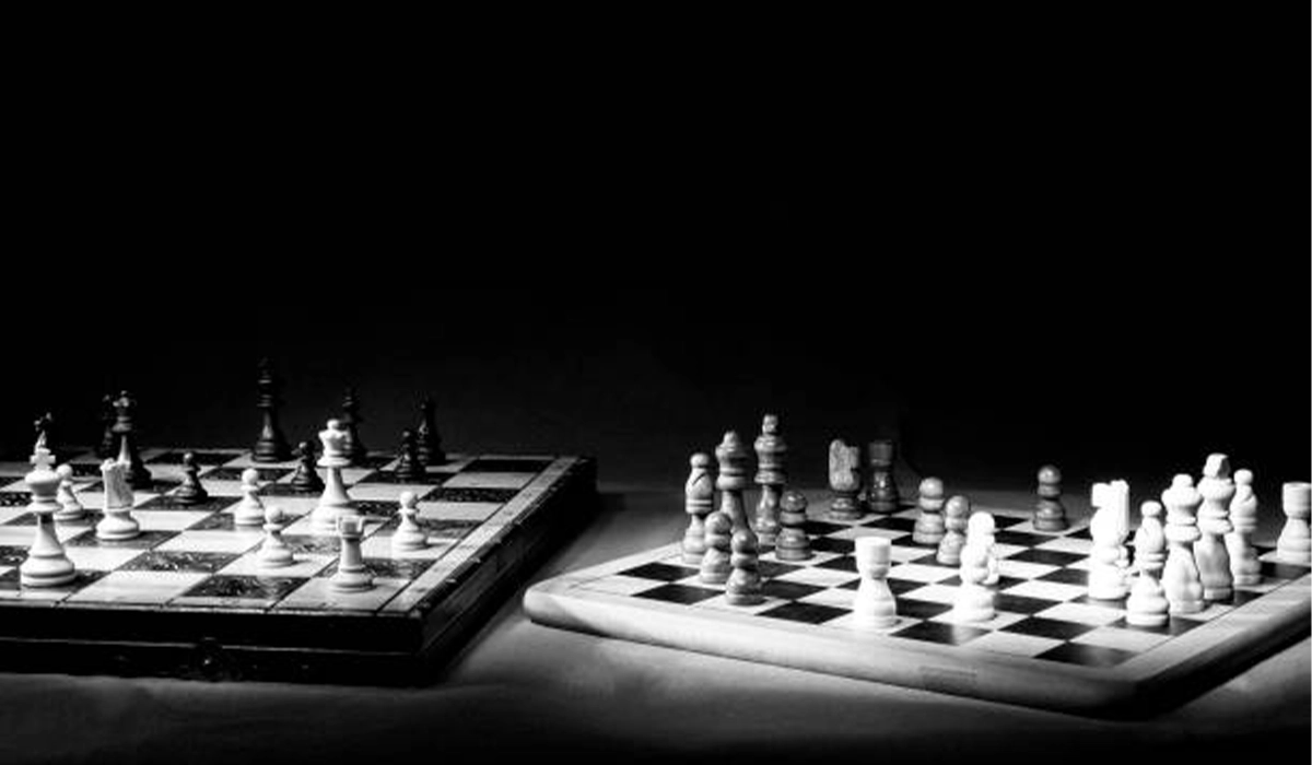 The Antique Old English Ebonised Complete Chess Set in Doncaster