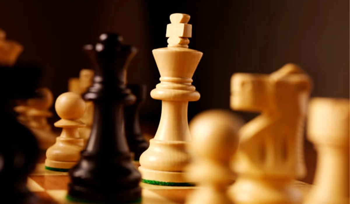 Anegre Imperial Chessmen and Birdseye Maple Chess Board in Chelmsford