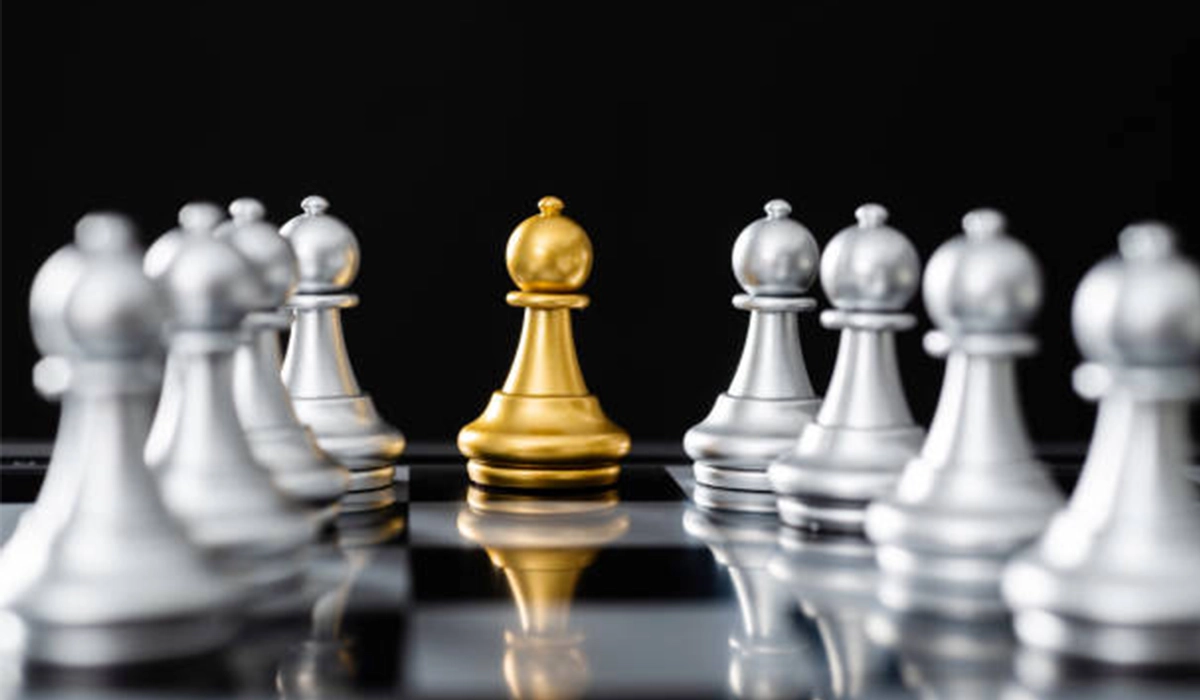 Ebonised 1972 Old English Chess Set in Bangor