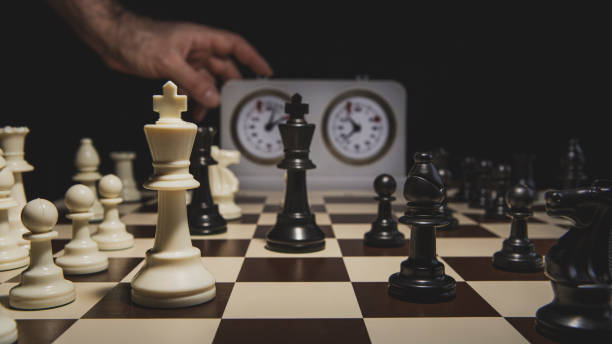 Best Boxwood and Ebonised Winchester Chess Pieces in Oxford