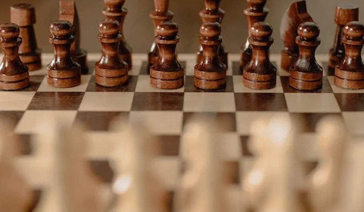 Mahogany and Maple Chessboard in Hereford