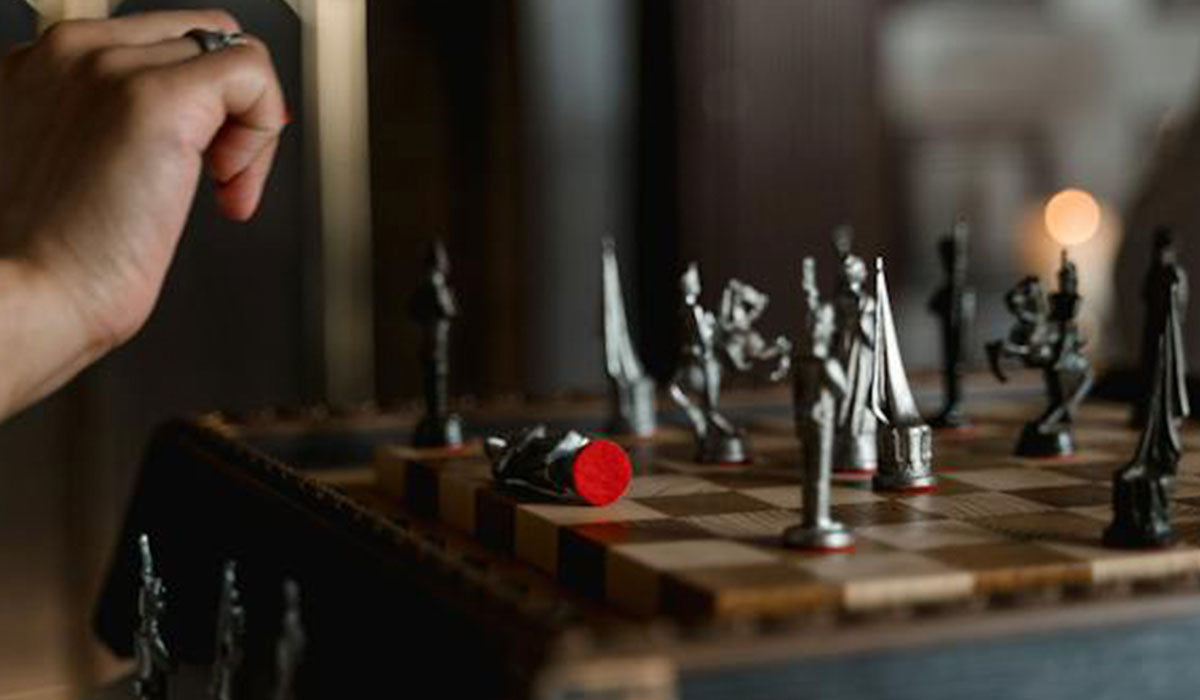 Mahogany and Maple Chessboard in Leeds