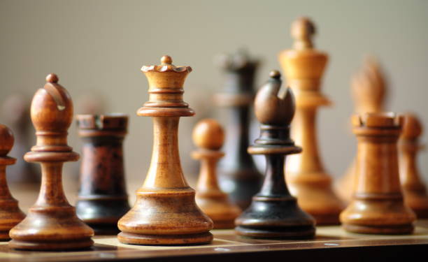 best Collector Series Antiqued 1849 Staunton Chess Pieces in Cambridge