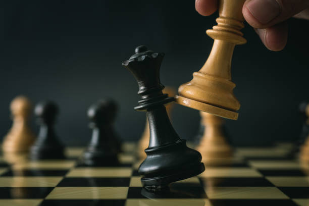 Best Antiqued Collectors Chess Men with Mahogany Chess Box in Sunderland