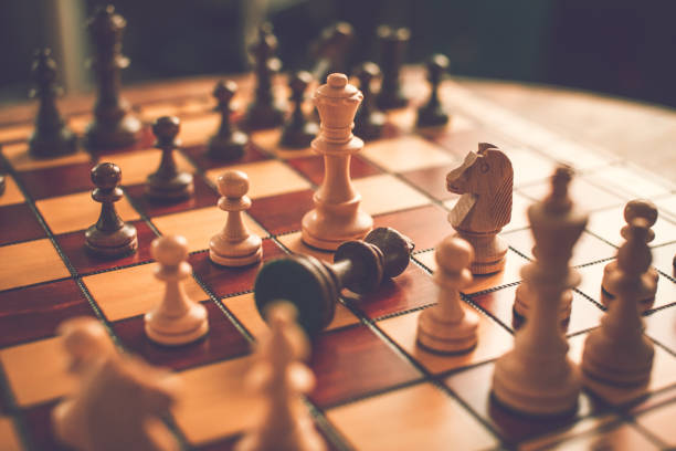 Best German Classic Ebonised Chess Pieces in  Kingston-upon-Hull