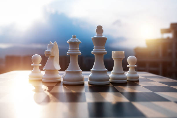 Best German Classic Ebonised Chess Pieces in Lancaster