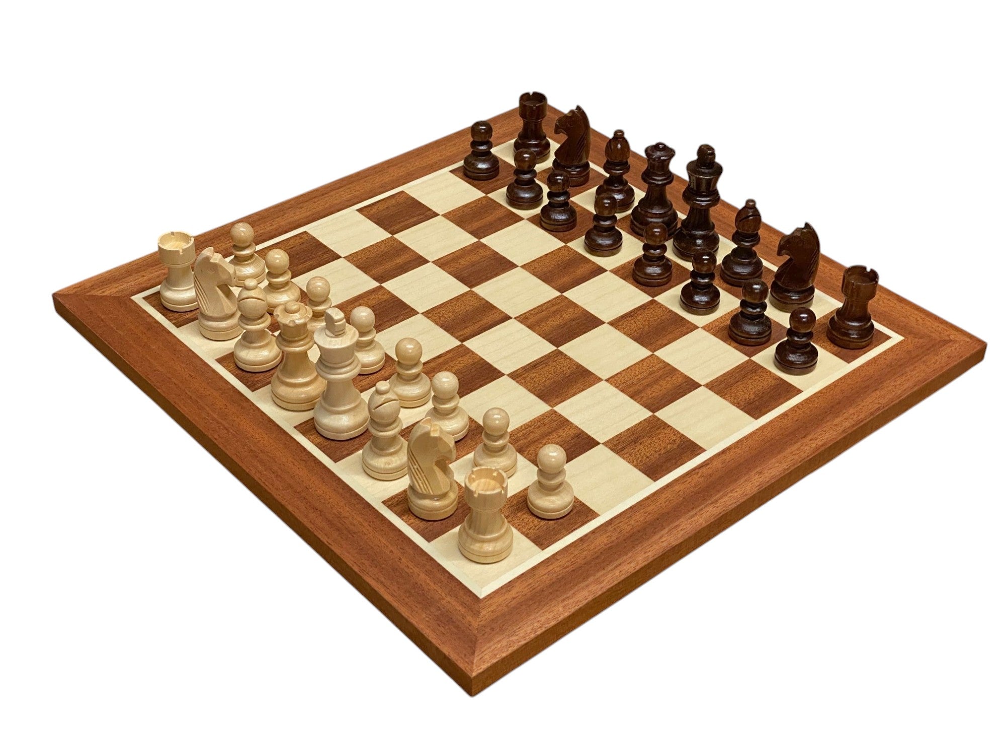 The Grandmaster Starter Mahogany Chess Set