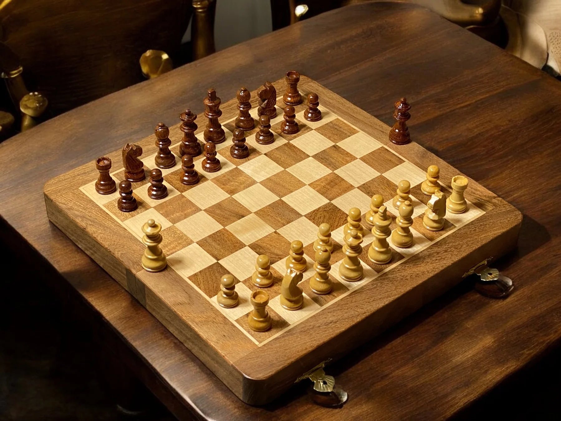 Travel Magnetic Chess Set 12 Inch Wooden Magnetic Chess Travel Magnetic Chess Set 12 Inch Wooden Magnetic Chess