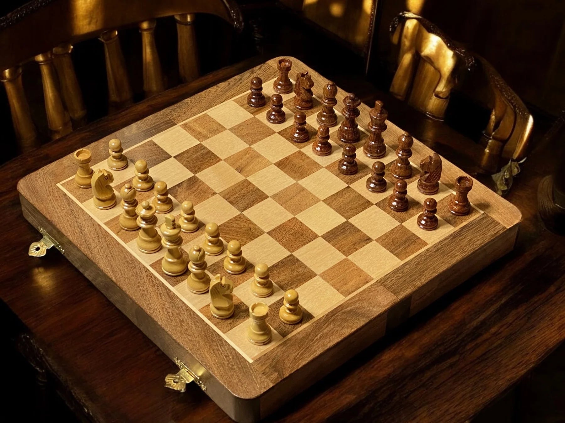 10-Inch Folding Magnetic Chess Set