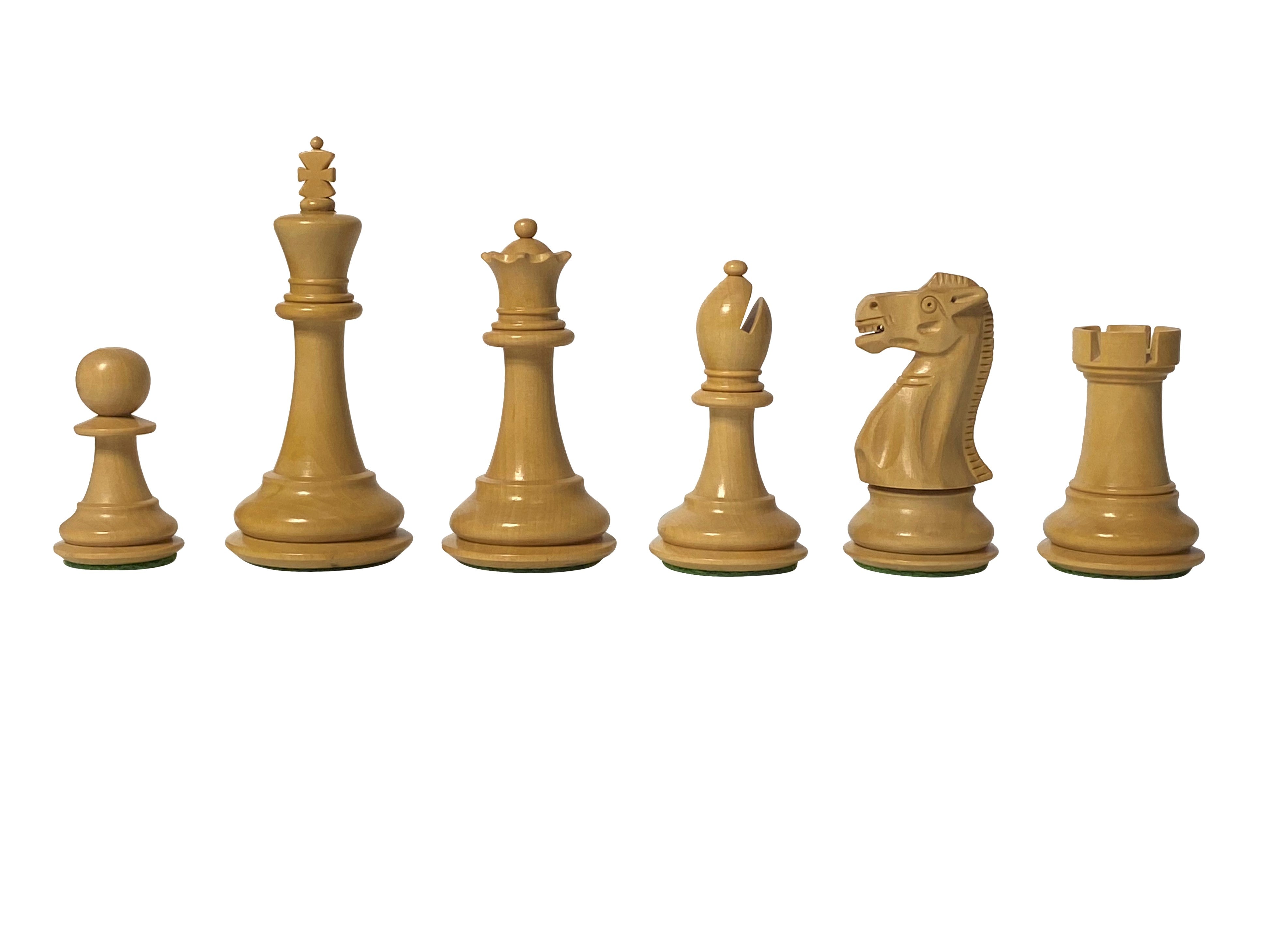 Old English Ebonised Chess Pieces - Official Staunton™ 