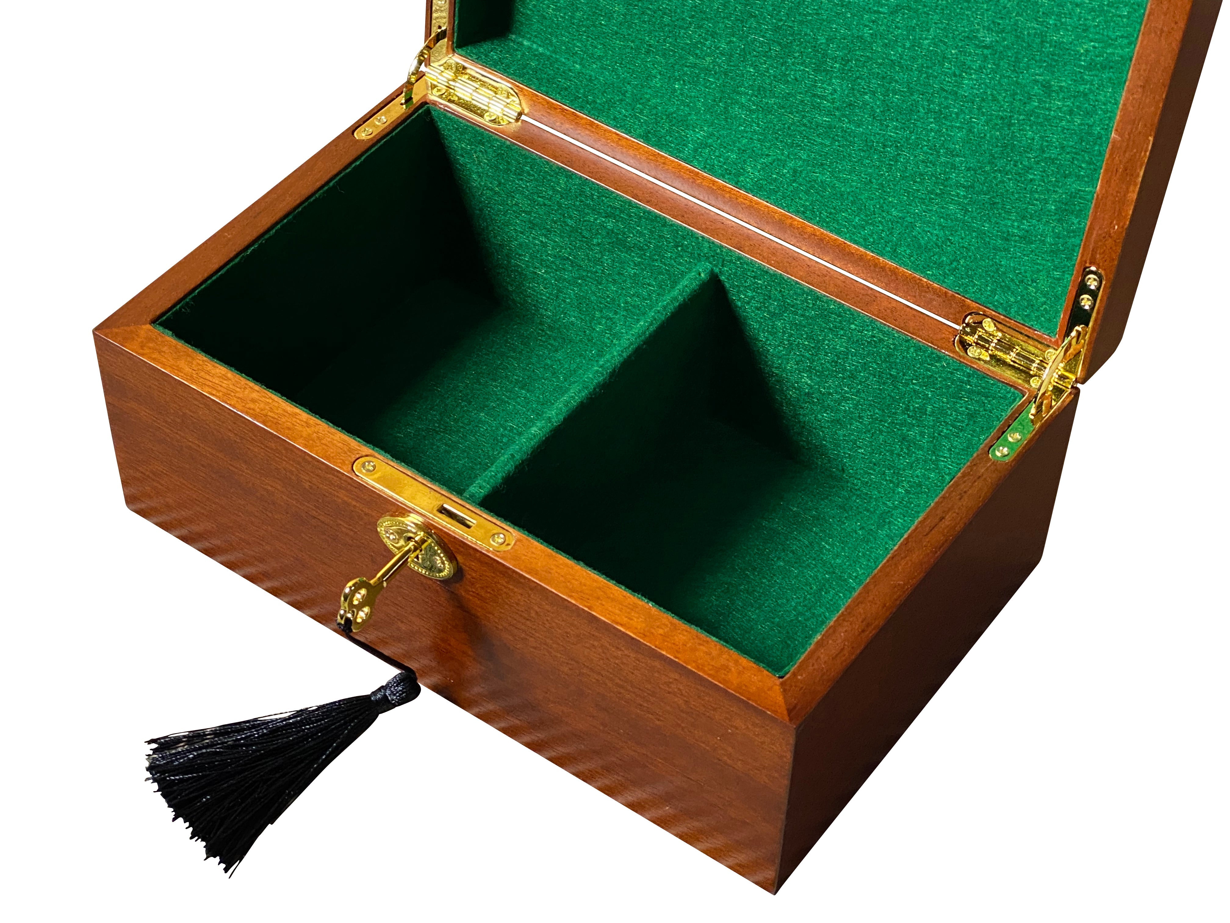 Butiful Chess Box Deluxe Mahogany XL Chess Box