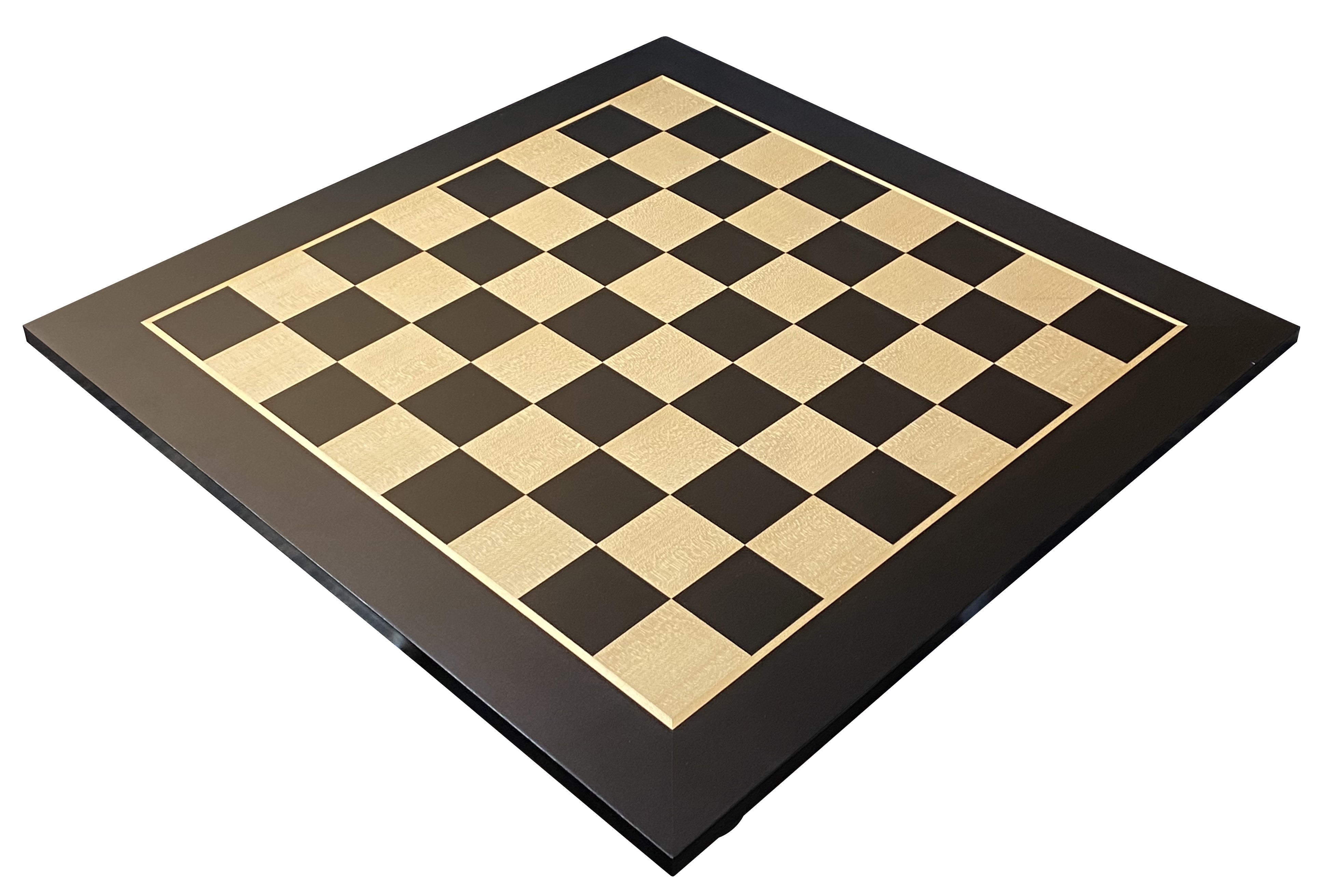 20" Standard Anegre Maple Chess Board - Official Staunton™ 