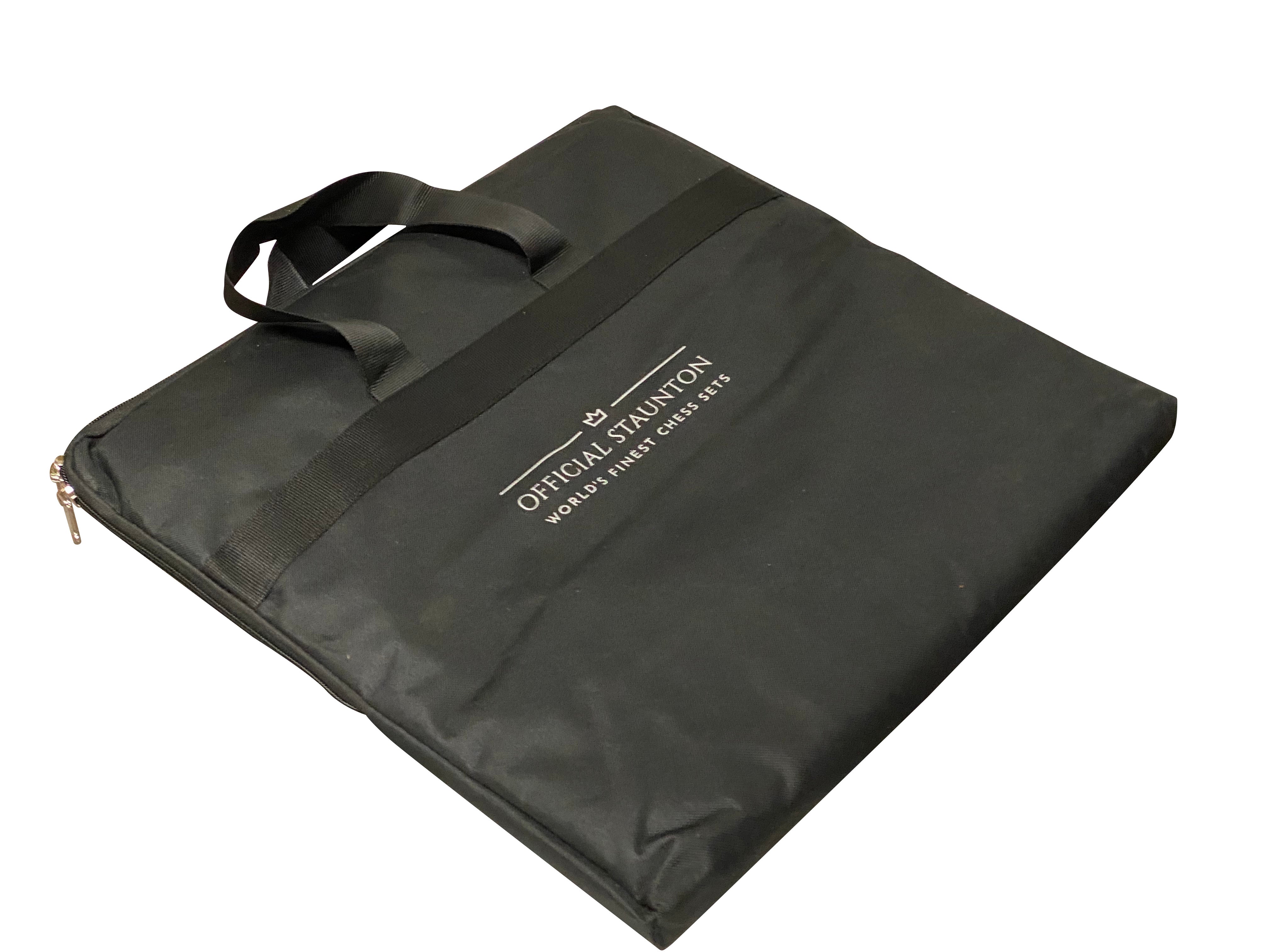 15.75" Carryall Acacia Classic Mahogany Chess Set - Official Staunton™ 