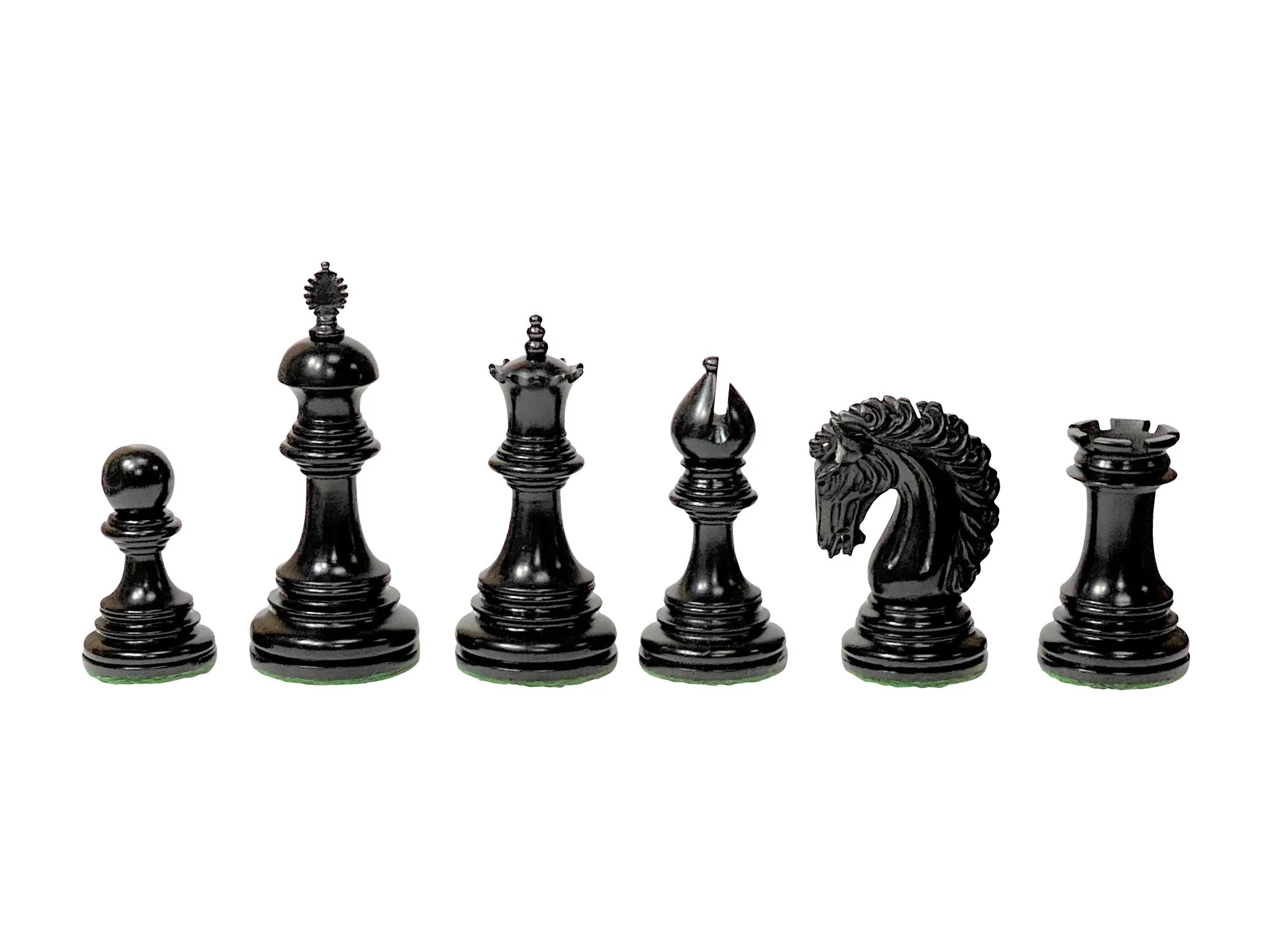 Appaloosa Luxury Ebony Chess Pieces - Official Staunton™ 