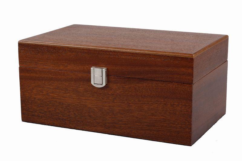 Mahogany Sapele Euro Chess Box - Official Staunton™ 