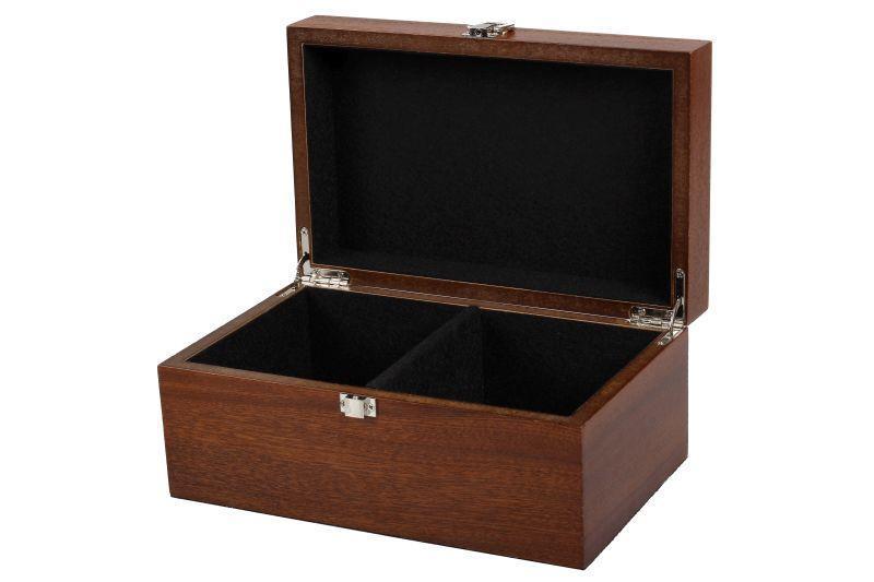 Mahogany Sapele Euro Chess Box - Official Staunton™ 