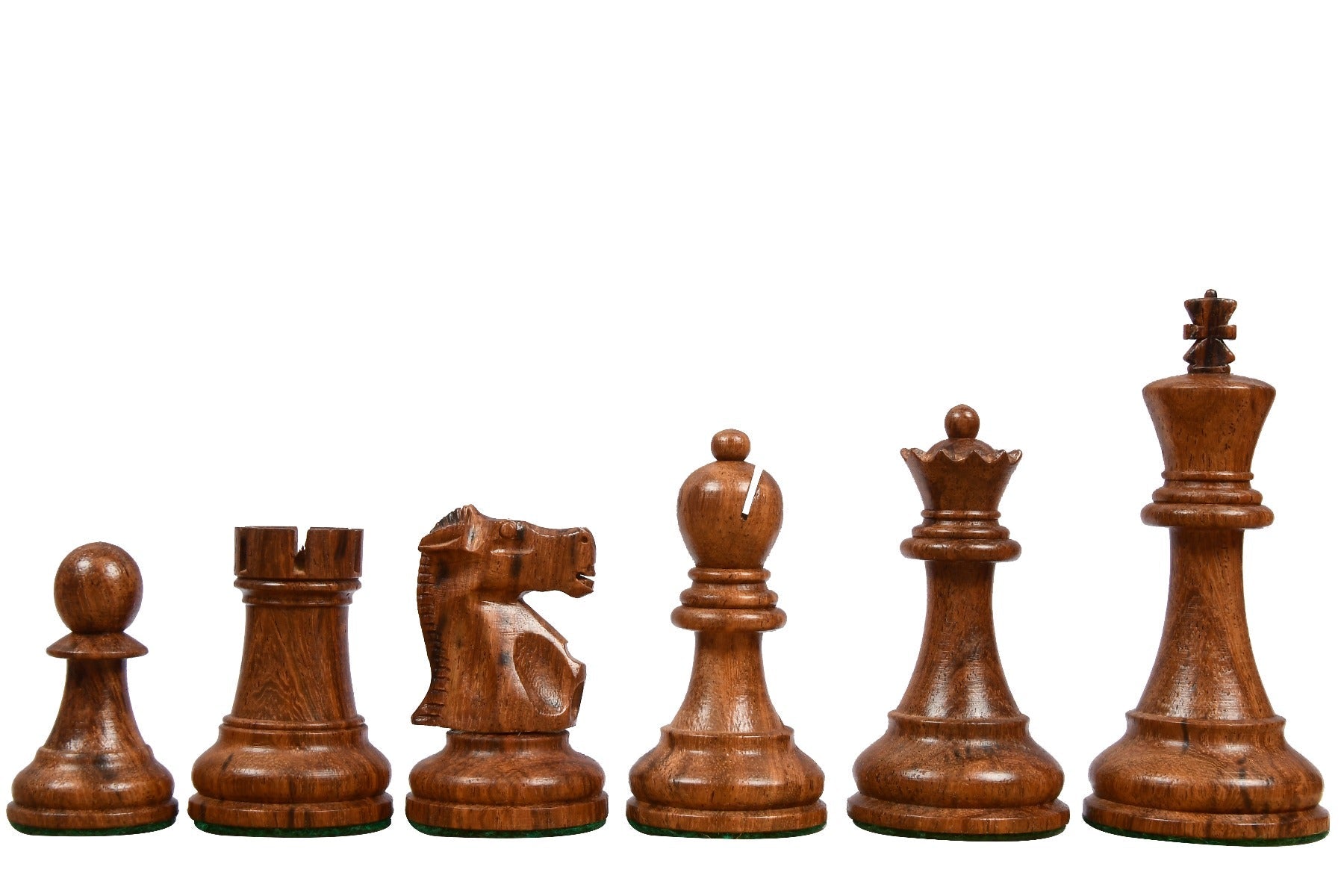 Fischer Acacia and Boxwood Chess Pieces - Official Staunton™ 