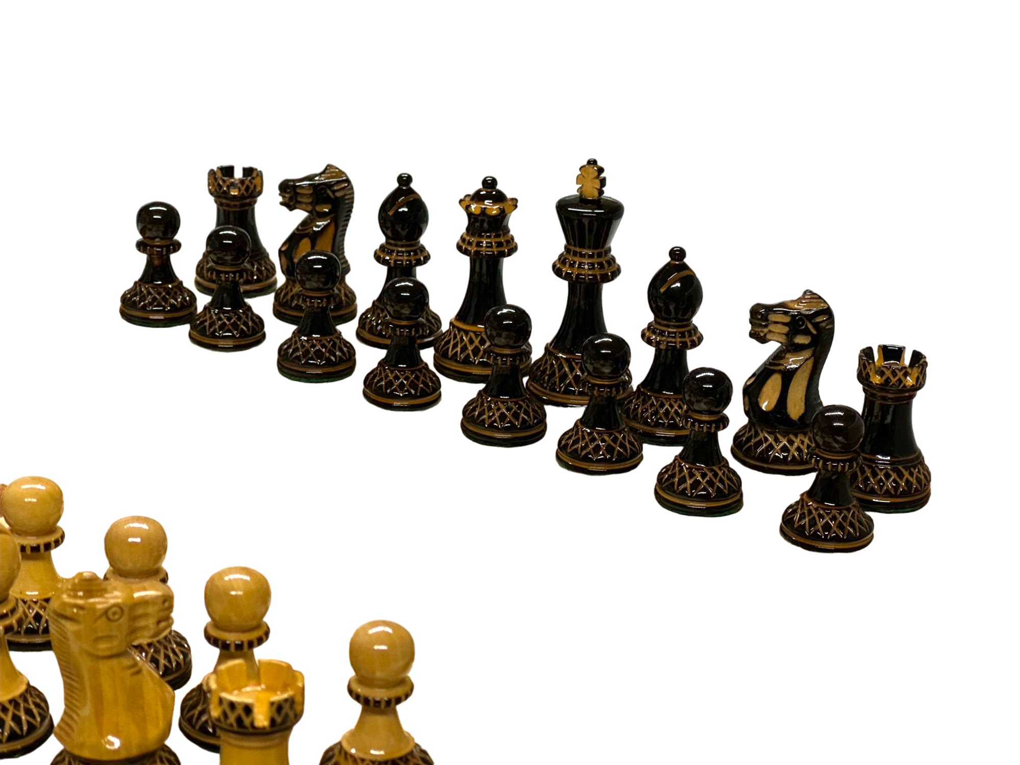 3" Artistic Parker Chess Pieces - Official Staunton™ 